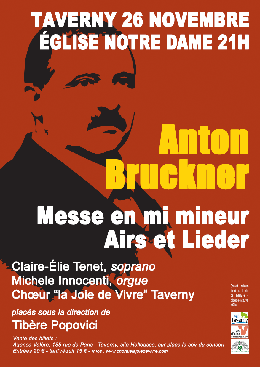 Affiche concert Bruckner