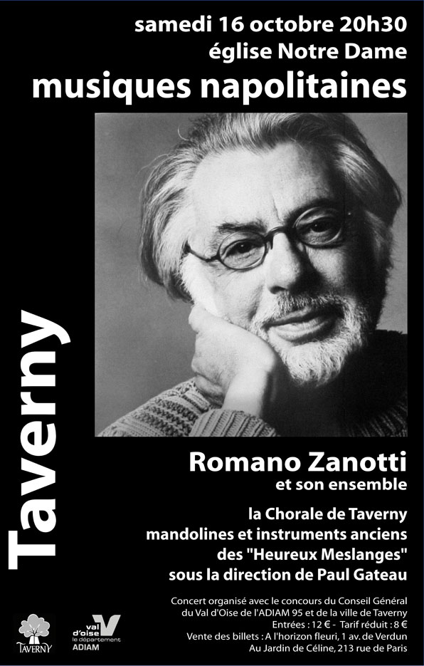 Affiche JDV - Concert Zanotti